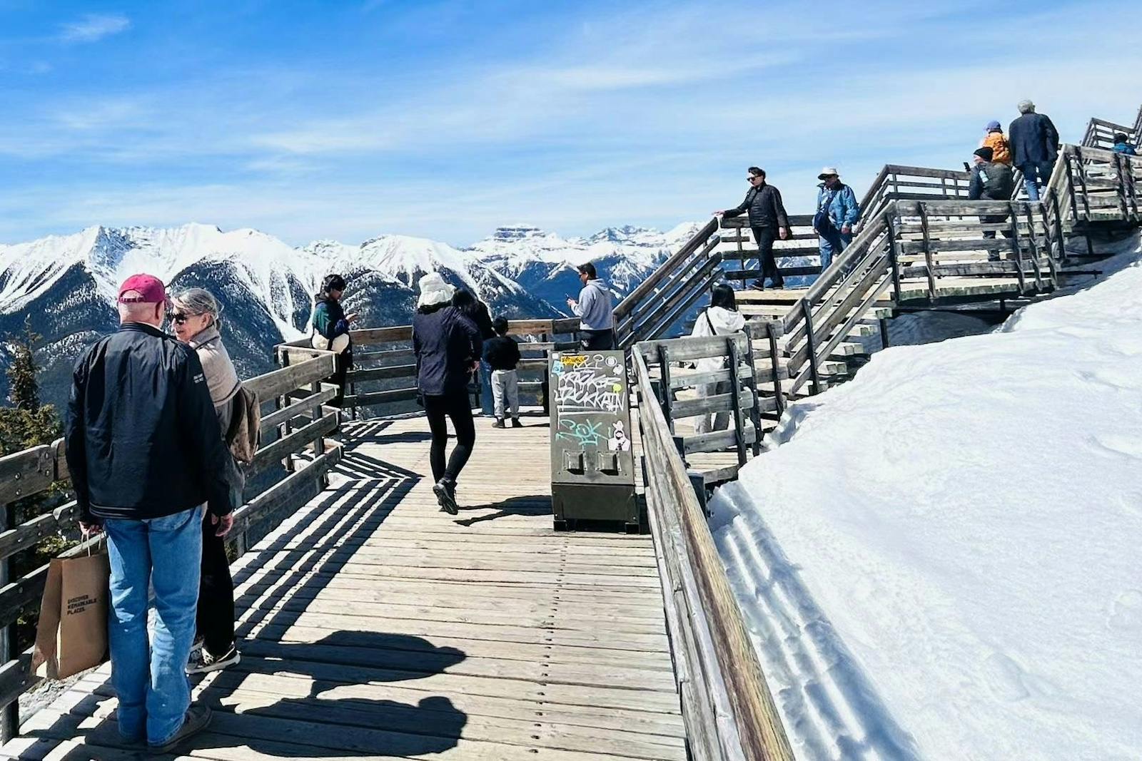 Panoramavy från toppen av Banff Gondola
